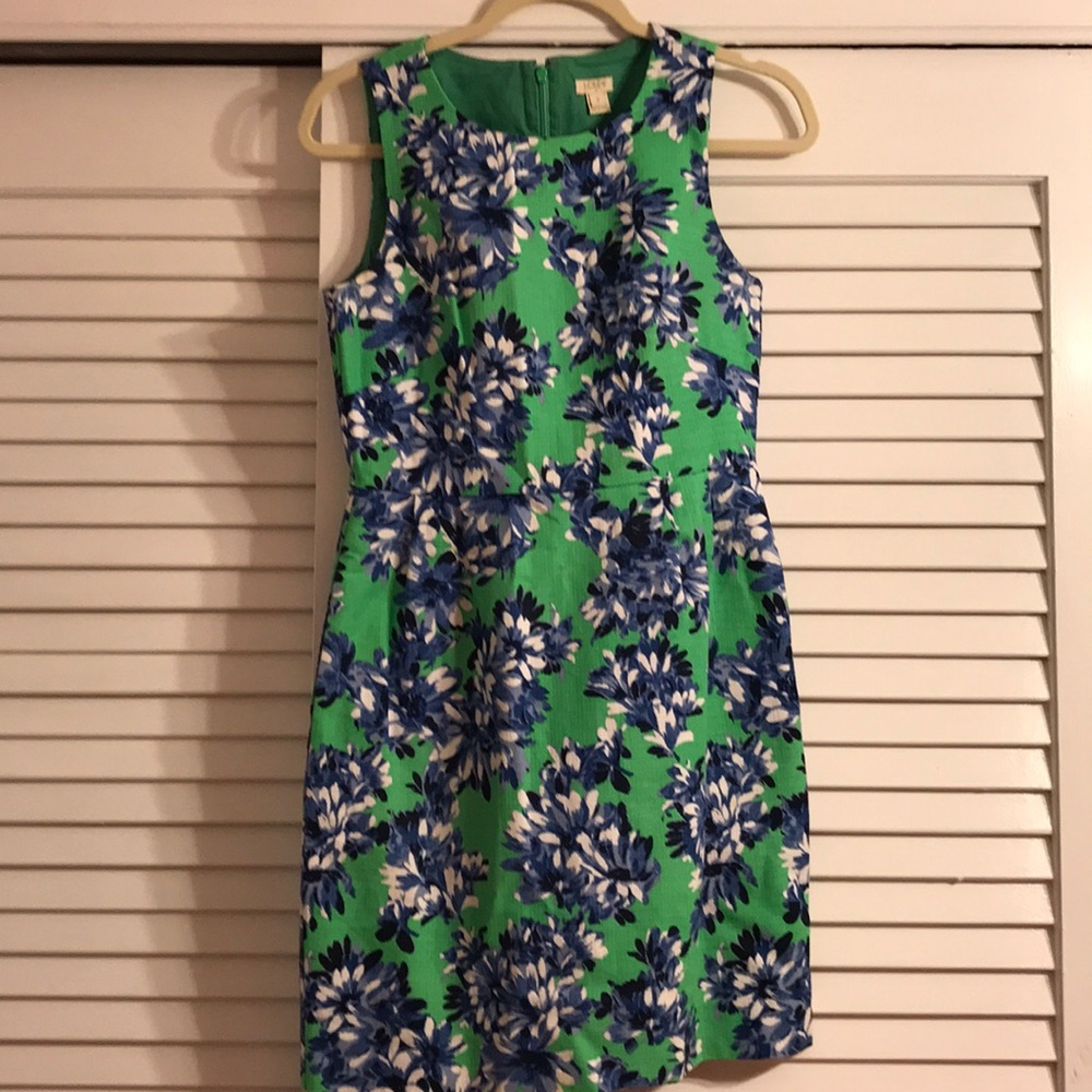 J crew floral dress